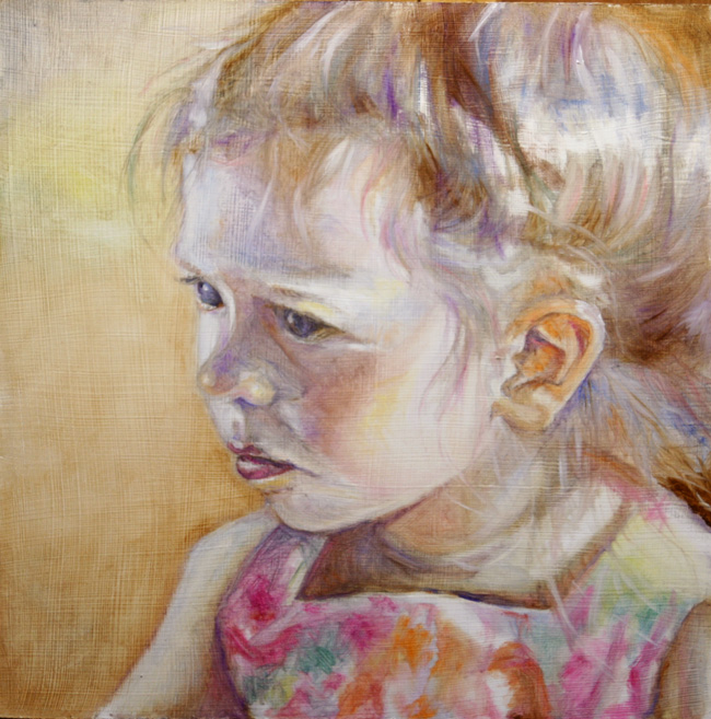 Janice Tanton - Miss Grace, oil on board