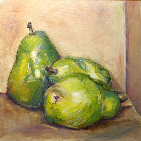 Janice Tanton- The Common Pear Oil 8 x 8